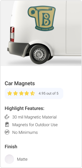 Die-Cut Car Magnets