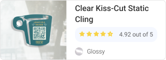 Clear Static Removable Glossy